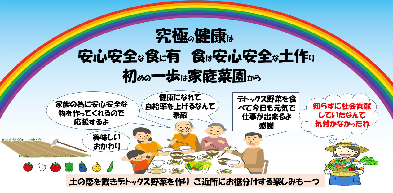 家庭菜園は趣味の世界で大きなのメリットと社会貢献 2 特定非営利活動法人 地球再生プロジェクト美と健康と環境を自然の摂理に戻す会